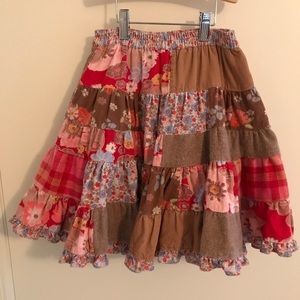 Room Seven Handmade Full Circle Patchwork Skirt